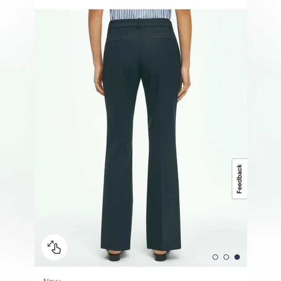 Brooks Brothers wool flair trousers NEW - Picture 2 of 7